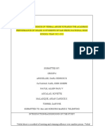 The Number of Grade 10 Serenity Students of School Year 2022-2023 at San Pedro National High School Affected by Verbal Abuse - Irritability, Stress, and Self-Harm - Anxiety - Research Proposal