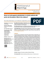 DOACs in Cirrhotic Patients With Portal Vein Thrombosis - The Evidence