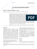 Red Cabbage (Brassica Oleracea) Ameliorates Diabetic Nephropathy in Rats