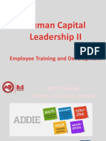 I. Employee Training and Development