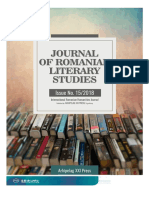 The Journal of Romanian Literary Studies, Nr. 15, 2018