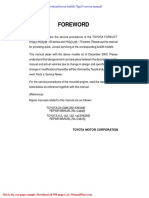 Toyota Forklift 7fgu35 Service Manual