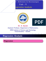 18MAB303T - Regression