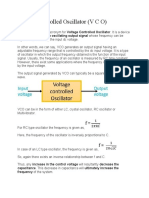 Voltage Controlled Oscillator