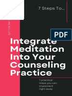 7 Steps To Integrate Meditation Into Your Counseling Practice