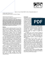 Mai and Kantzas - 2002 - An Evaluation of The Application of Low Field NMR in The Characterization of Carbonate Reservoirs