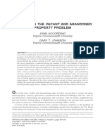 Addressing The Vacant and Abandoned Property Problem - Enhanced Reader