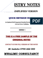 f3 Chemistry Simplified Notes SP