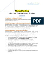 Manual Testing Notes - TheTestingAcademy