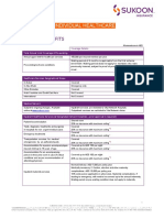 Product Information - DHA Plans Table of Benefits