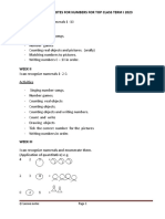 3 Lesson Notes For Top For Number