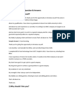 HR Interview Quetions Answers PDF