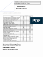 Corvette c5 - Driveshaft 2002 DRIVELINE/AXLE Propeller Shaft - Corvette Service Manuals