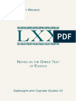 John W. Wevers - Notes On The Greek Text of Exodus-Soc Biblical Literature (1990)