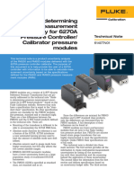 FLuke PRessure Uncertainty