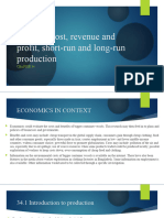 Chapter 34 - Types of Cost, Revenue and Profit, Short-Run and Long-Run Production