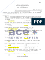 CE EVALUATION EXAM No. 1 - Algebra, Trigo, Geometry, Diff Calc (Answer Key)