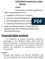 Lesson 5 - Financial Statements Analysis Using Ratios