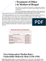 Medieaval, Muslim Rule in Bengal