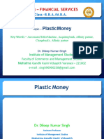 Plastic Money: Subject - Financial Services