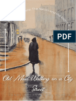 Old Maid Walking On A City Street