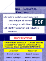 OXIDATION AND REDUCTION REACTIONS (Autosaved)