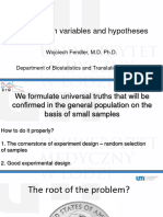 Dealing With Variables and Hypotheses - Lecture 2 Final