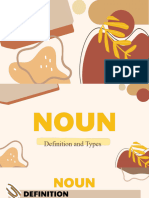 Noun and Inflection Structures of English Report