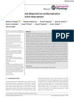 Experimental Physiology - 2018 - Morgan - Effects of Losartan and Allopurinol On Cardiorespiratory Regulation in