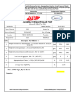 Aggregate Impact Value Test