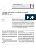 Ankle Distraction Arthroplasty A Survivorship Rev