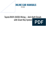 Toyota RAV4 (XA50) Wiring - Anti-Theft Circuit, With Smart Key System