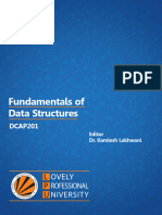 Dcap201 Fundamentals of Data Structures