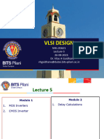 MEL ZG621 VLSI DESIGN (Lect 5)