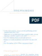 UNIT-I-cognitive Psychology 1