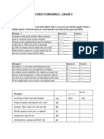 Worksheet On Editing and Omissions (GRADE 8 CBSE)