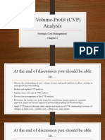 Cost Volume Profit CVP Analysis