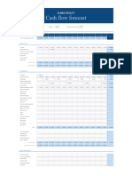 Small Business Cash Flow Forecast