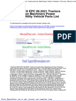 Kubota KDG Epc 06 2021 Tractors Construction Machinery Power Products Utility Vehicle Spare Parts Catalog DVD