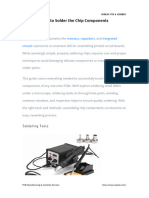 How To Solder The Chip Components