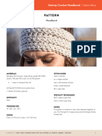 CRO Startup Crochet Headband Baca