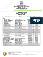 Updated Class List