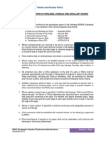 Used Water SES 5 Construction of Tunnels Ancillaries 2012