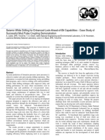 SPE 63194 Seismic While Drilling For Enhanced Look-Ahead-of-Bit Capabilities - Case Study of Successful Mud Pulse Coupling Demonstration