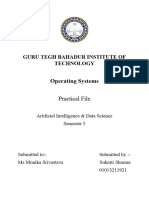 Operating Systems: Guru Tegh Bahadur Institute of Technology