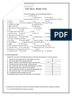 AdGram Unit3 ModalVerbs Homework