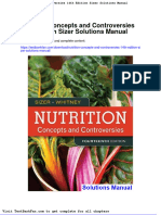 Dwnload Full Nutrition Concepts and Controversies 14th Edition Sizer Solutions Manual PDF