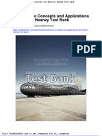 Dwnload Full Investments Concepts and Applications 5th Edition Heaney Test Bank PDF