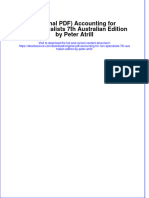 Original PDF Accounting For Non Specialists 7th Australian Edition by Peter Atrill PDF