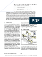 The Control Strategy of Electronic Differential For EV With Four In-Wheel Motors